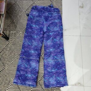 XMTN Water Resistant Multi Adjustable Purple Splatter Snowpants-Like New…